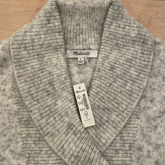 Madewell Vinson Shawl Collar Sweater NWT - Picture 4 of 10